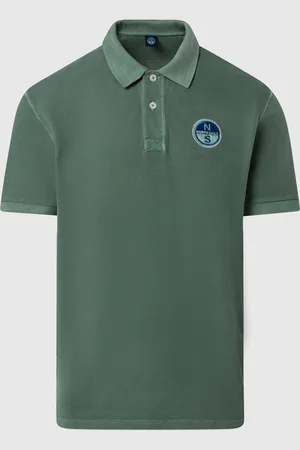 North Sails Poloshirt mit pigmentgefärbtem Finish