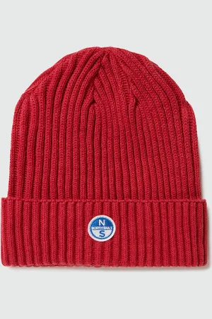 North Sails Rippmütze mit Logo-Aufnäher