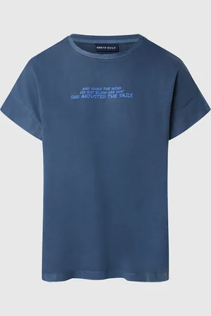 North Sails T-Shirt mit Slogan-Print