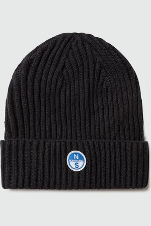 North Sails Rippmütze mit Logo-Aufnäher