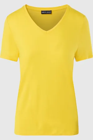 North Sails Viskose-T-Shirt mit V-Ausschnitt