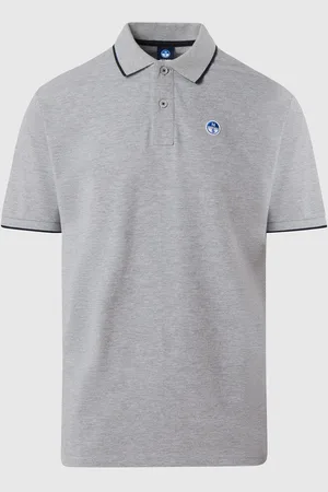 North Sails Poloshirt mit Schriftzug
