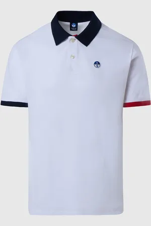 North Sails Poloshirt mit Schriftzug