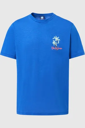 North Sails T-Shirt mit Palmen-Stickerei