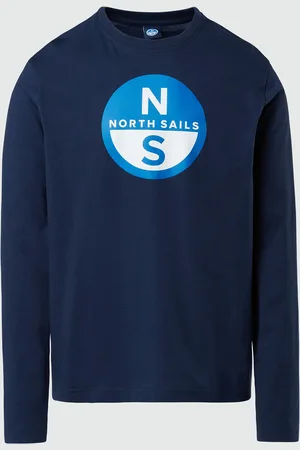 North Sails Langarm-T-Shirt mit Maxi-Print