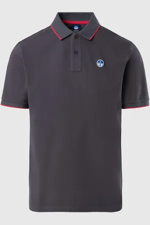 North Sails Poloshirt mit Schriftzug