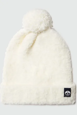 North Sails Bouclé-Bommelmütze mit Kaschmir