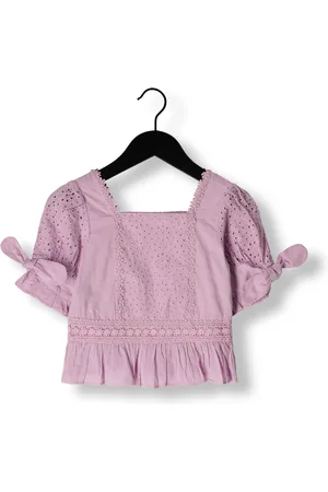 Scotch&Soda Mädchen Blusen Short Sleeved Broderie Anglaise Top - - Größe 104