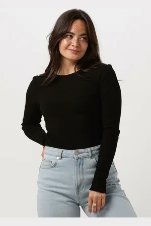 SELECTED Damen Tops & T-Shirts Anna Ls Crew Neck Tee - - Größe XL