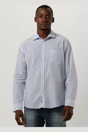 Butcher of Blue Herren Hemden Stevie Stripe Shirt - - Größe XL