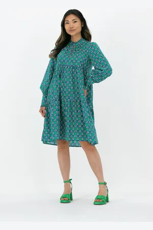 Dea Kudibal Damen Kleider Kindra Ns (co) - Dress With Balloon Sleeves - - Größe XS