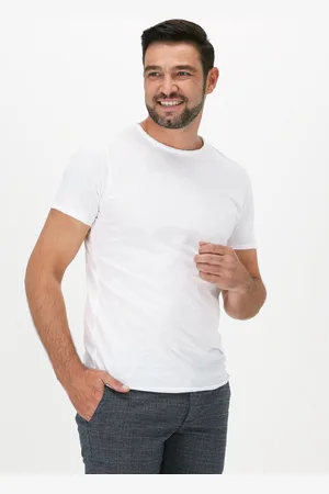 Dstrezzed Herren Polos & T-Shirts Mc. Queen Basic Tee Organic Slub Jersey - - Größe XL