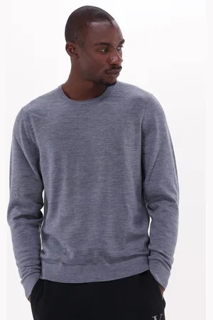 Calvin Klein Herren Pullover & Cardigans Superior Wool Crew Neck Sweater - - Größe XL