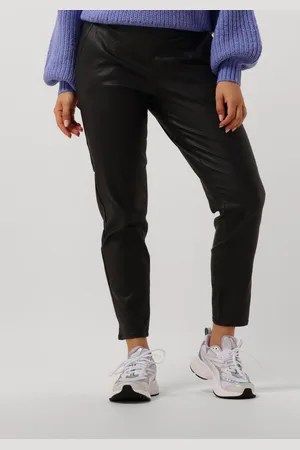 Object Damen Hosen Objbelle Lisa Coated Pant Noos - - Größe 34