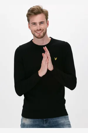 Lyle & Scott Herren Pullover & Cardigans Crew Neck Cotton Merino Jumper - - Größe XL