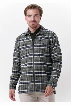 Dstrezzed Herren Hemden Zipped Overshirt Fancy Tartan - - Größe S