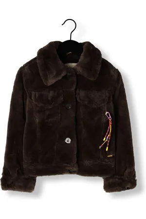 Scotch&Soda Mädchen Jacken Faux Fur Trucker Jacket - - Größe 104