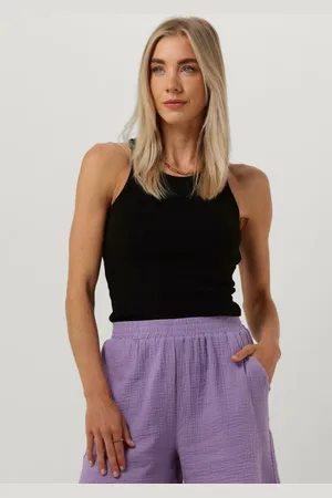 Minus Damen Tops & T-Shirts Maluna Gots Rib Top - - Größe XL