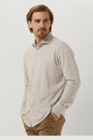 Dstrezzed Herren Hemden Kirk Shirt Melange Pique - - Größe XL