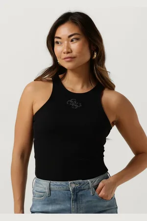 Guess Damen Tops & T-Shirts Sl Round Neck Gwendalina Top - - Größe XS