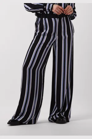 Vanilia Damen Hosen Striped Wide Leg - - Größe 34