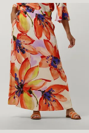 Jansen Amsterdam Damen Röcke Wbf658 Woven Print Long Skirt - - Größe XL