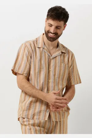 Foret Herren Hemden Otter Seersucker Ss Shirt - - Größe XL