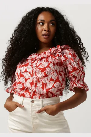 Scotch&Soda Damen Tops & T-Shirts Off Shoulder Top With Rufflesda - - Größe 34