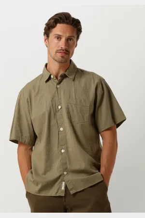 Foret Herren Hemden Serene Linen Ss Shirt - - Größe XL