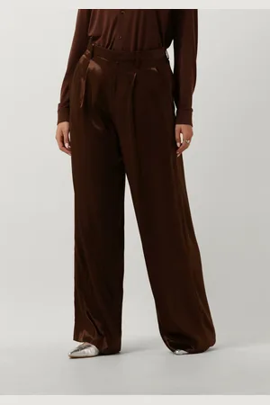 Vanilia Damen Hosen Satin Pleated W - - Größe XXL