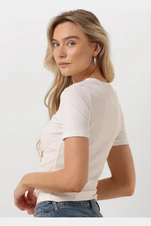 Catwalk Junkie Damen Tops & T-Shirts Ribbed Tee - - Größe 36