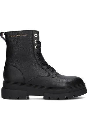 Tommy Hilfiger Damen Boots Bicolor Lace-up - - Größe 36