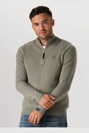 Butcher of Blue Herren Pullover & Cardigans Clifden Halfzip - - Größe XXL