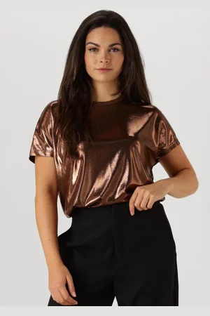 Mos Mosh Damen Tops & T-Shirts Nivola O-neck Metallic Tee - - Größe S