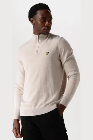 Lyle & Scott Herren Pullover & Cardigans Cotton Merino Quarter Zip Jumper - - Größe XL