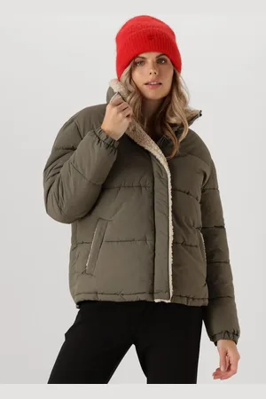 ANOTHER LABEL Damen Jacken Mille Teddy Puffer - - Größe XL