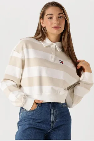 Tommy Hilfiger Damen Tops & T-Shirts Tjw Boxy Badge Polo Hwk - - Größe XL