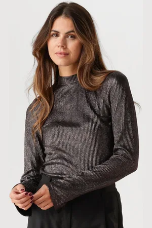 Y.A.S Damen Tops & T-Shirts Yasfusiana Ls Top - - Größe XS