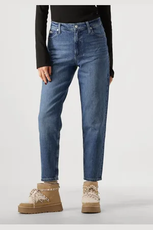 Calvin Klein Damen Jeans Mom Jean - - Größe 26/28