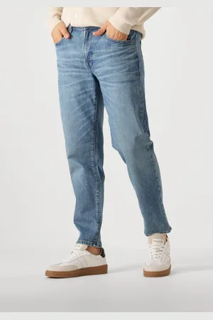 SELECTED Herren Jeans Slh180-relaxcrop Aldu 6434 M. Blue Jns - - Größe 29/32
