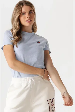 Tommy Hilfiger Damen Tops & T-Shirts Tjw Reg Badge Tee - - Größe XL