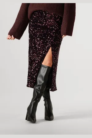 Y.A.S Damen Röcke Yasativo Hw Long Skirt - - Größe XL