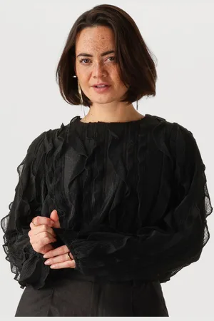 Y.A.S Damen Tops & T-Shirts Yasmezuna Ls Top - - Größe 34