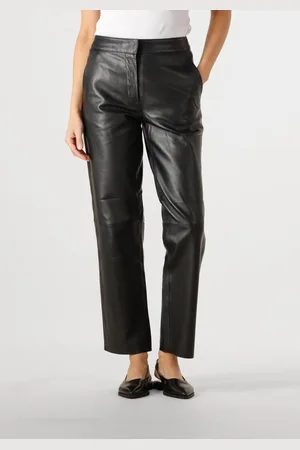 Y.A.S Damen Hosen Yasline Hmw Leather Pant - - Größe XS