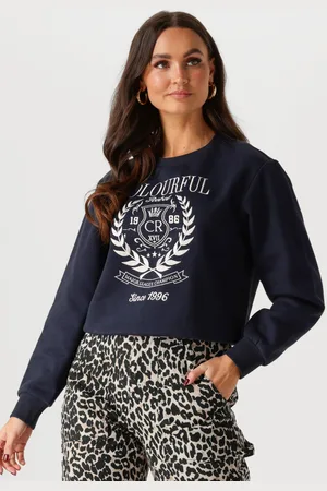 Colourful rebel Damen Pullover & Cardigans College 1986 Embro Relaxed Sweat - - Größe XL
