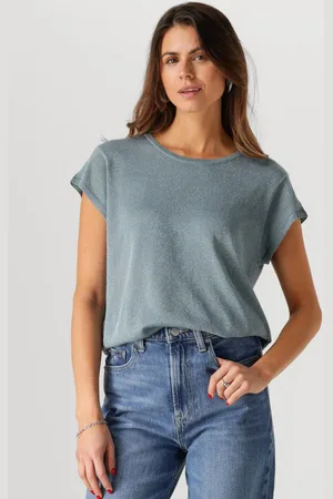 Minus Damen Tops & T-Shirts Carlina Knit Tee - - Größe XL