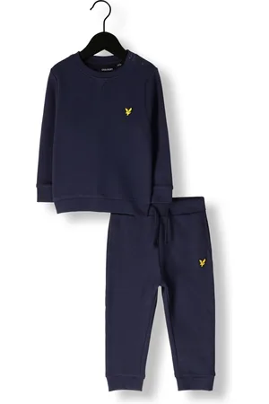 Lyle & Scott Baby Einteiler Crew Neck + Jogger Set - - Größe 80/86