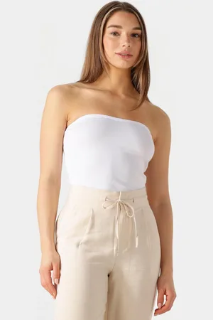 Calvin Klein Damen Tops & T-Shirts Woven Label Rib Sleeveless Top - - Größe XL