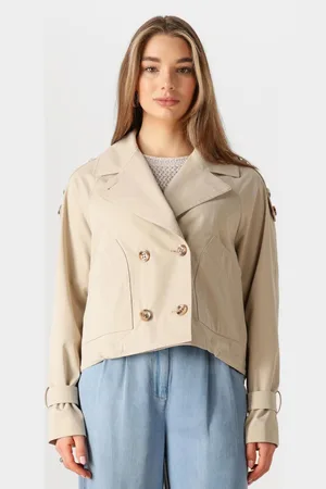 beaumont Damen Jacken Gracy Short Trench - - Größe 34