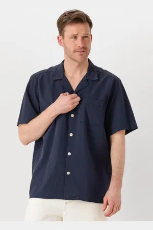 Foret Herren Hemden Hush Seersucker Ss Shirt - - Größe XL